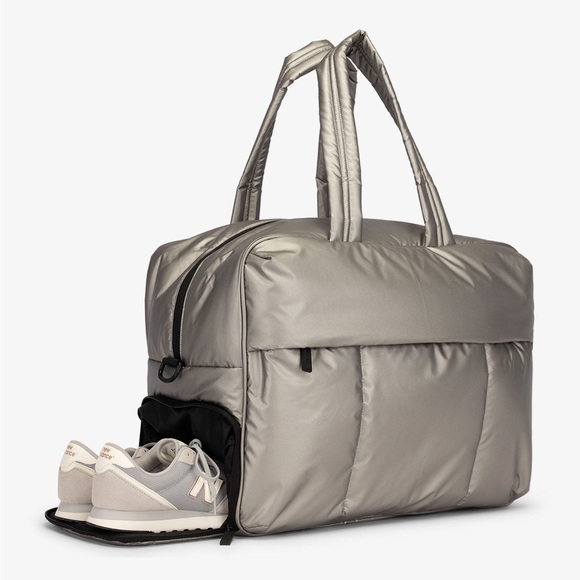 NWT CALPAK Luka LARGE Duffel in Gunmetal - Picture 3 of 8